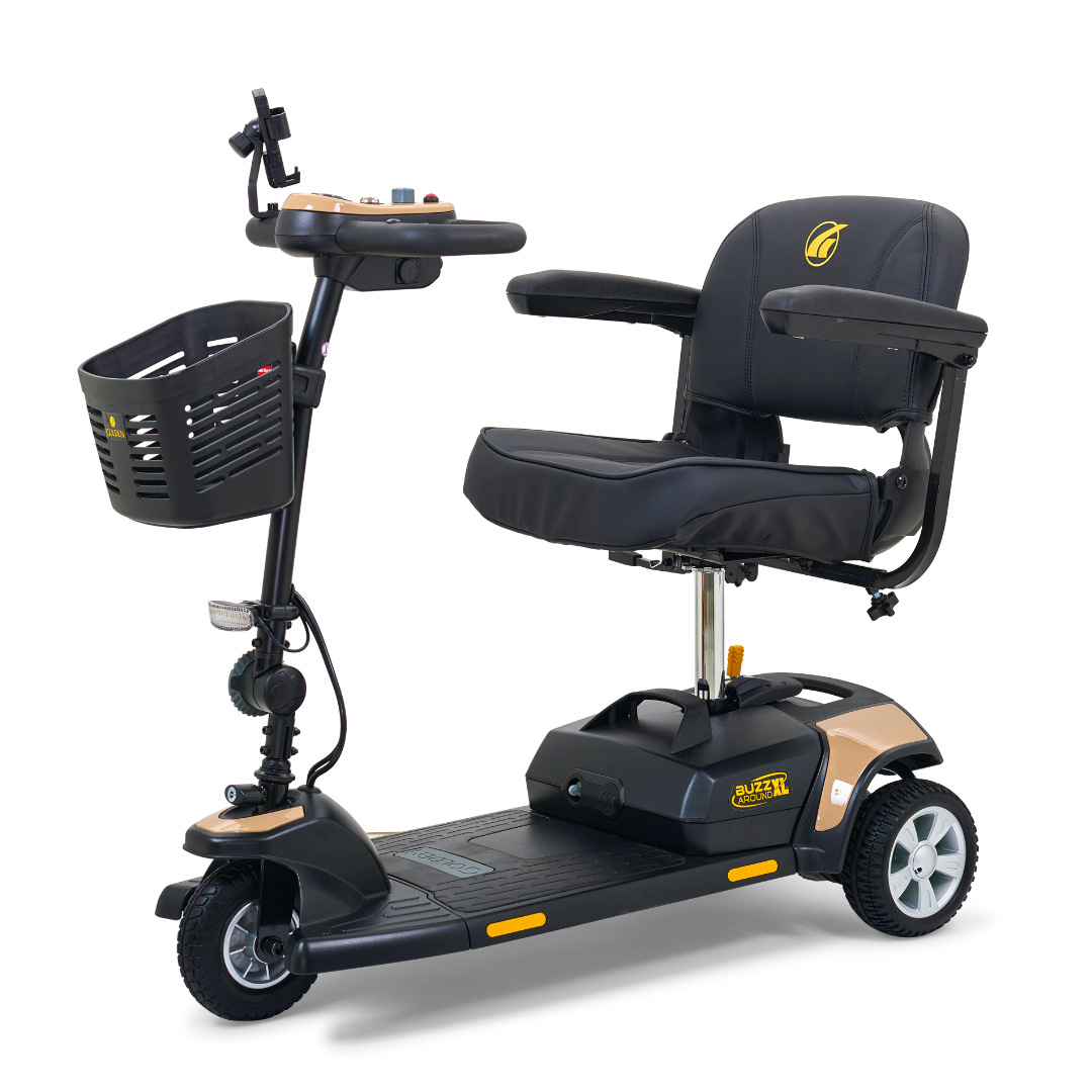 Golden Tech Buzzaround XL 3-Wheel Mobility Scooter - Senior.com Mobility Scooters